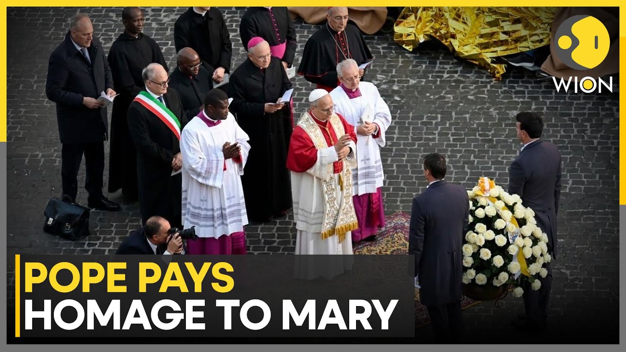 Pope Leo XIV Pays Homage to the Blessed Virgin Mary | WION