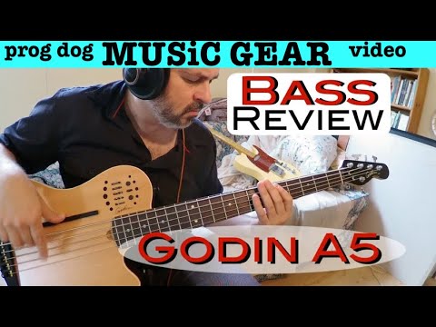 Godin A5 Fretted Bass Guitar Review and Demo