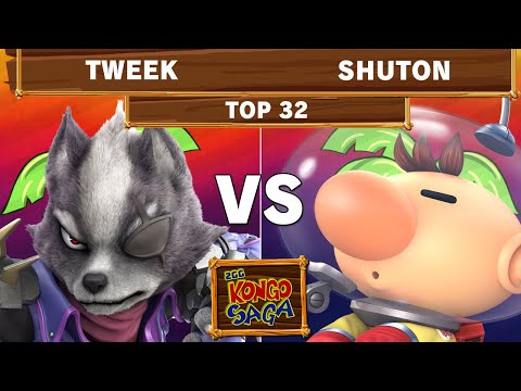 2GG Kongo Saga - TSM | Tweek (Wolf) Vs SST | Shuton (Olimar) Top 32 Winners - Smash Ultimate