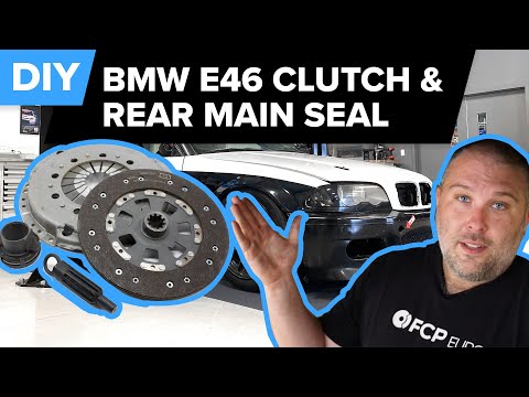 BMW E46 Clutch, Flywheel & Rear Main Seal Replacement DIY (330i, 325i, 330ci, 323i, 325ci, & More)