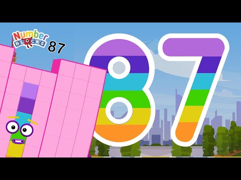 Numberblocks Magic Run 87 - Numberblocks 87 Adventure | Number Explore