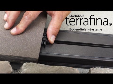 Verlegen einer terrafina Terrasse (WPC) Teil 2 - Verlegung der Dielen