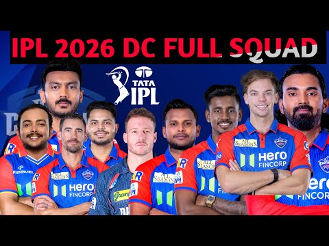 DC Squad Ipl 2026 | Ipl 2026 Delhi Capital full Squad | DC TEAM Full Squad 