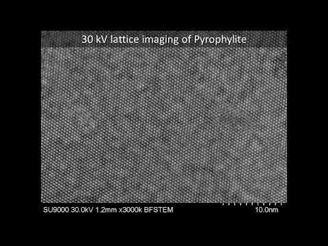 [Materials] 30 kV lattice imaging of Pyrophylite