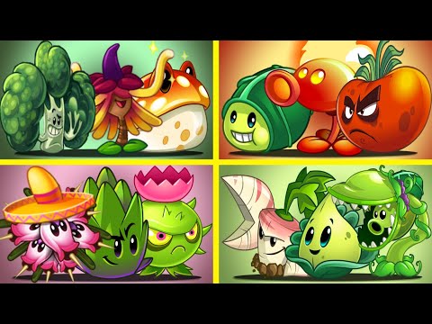 PvZ 2 4 Super Team Plants Vs Team Zombies Max Level Vs Max Level-Which Team Is The Best?