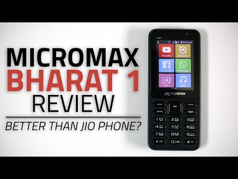 Micromax bharat 1 review/ 4g feature phone with whatsapp, wi...