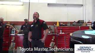 Denny Menholt Toyota service with master technicians