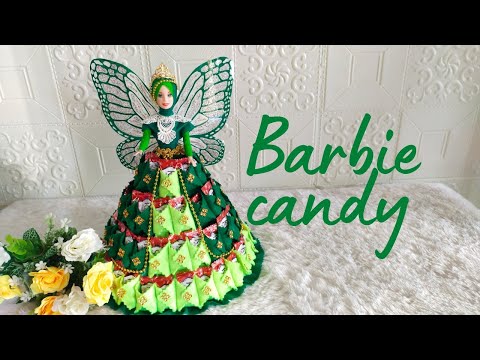 Cara membuat Barbie candy || boneka permen