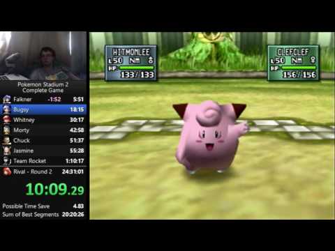 Pokemon Stadium 2 - Complete the Game Speedrun in 20:33:05