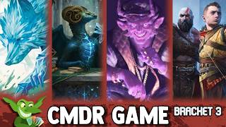 Primo, the Unbounded VS Quandrix VS Henzie VS Kratos | Atreus Secrets of Strixhaven Commander Game