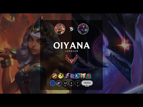 Qiyana Jungle vs Kha'Zix - EUW Grandmaster Patch 12.15