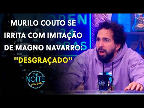 Magno Navarro imita Murilo Couto e comediante fica irritado com brincadeira | The Noite (17/07/23)