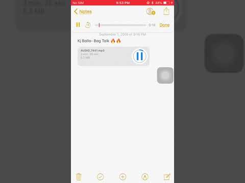 KJ Balla- Bag Talk (snippet)