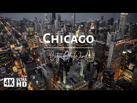 Journey to Chicago in 4K | The Ultimate Relaxation Experience | With Meditation Calming Music.