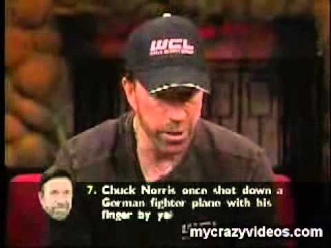 Chuck Norris hears his own facts...