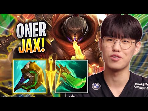 ONER DESTROYING WITH JAX! - T1 Oner Plays Jax JUNGLE vs Master Yi! | Season 2023