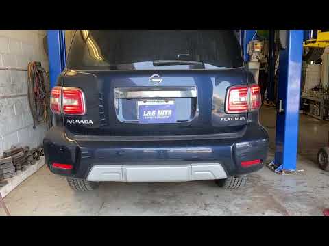 L&G Auto-2017 Nissan Armada Exhaust Magnaflow Muffler Replacement