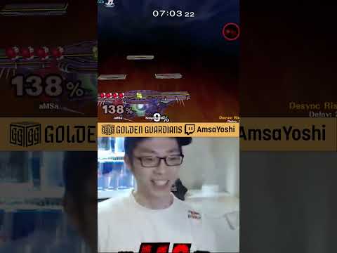 aMSa Doesn't Let Fox Play the Game #shorts #ssbm #melee #amsa #ggmelee