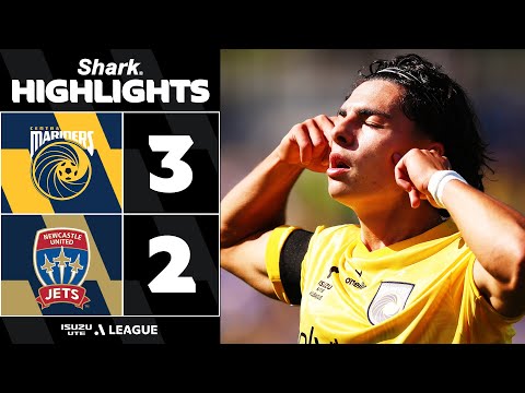 Central Coast 3-2 Newcastle | SHARK HIGHLIGHTS | UNBELIEVABLE FINSH 🤯 | Isuzu UTE A-League 2025-26