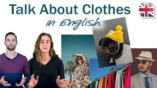 How to Talk About Clothes in English - Spoken English Lesson