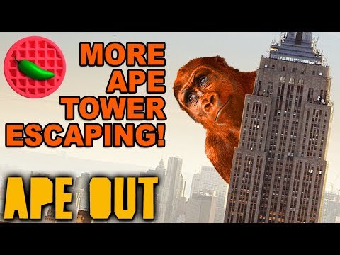 NO TOWER CAN HOLD THE MEGA-APE! -- Let's Play APE OUT (Steam PC Gameplay) Video