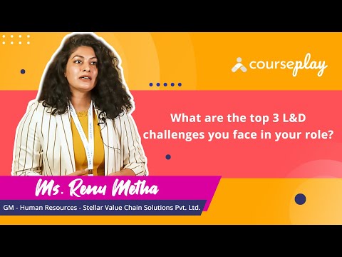 Ms. Renu Mehta talks about the top 3 challenges faced by the logistics sector relating to learning