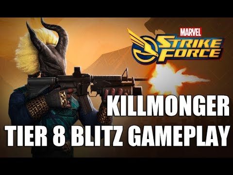 Killmonger Tier 8 Blitz Gameplay (Community Choices) - Marvel Strike Force
