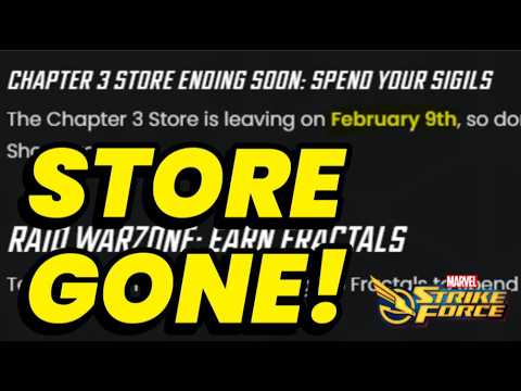 YIKES! WHERE IS THE SIGIL STORE!? FREE STORE REFRESH! FRACTALS FEB 2026 | MARVEL Strike Force