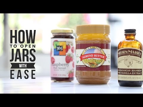 Part of a video titled How to Open Jars Easily // Tip Tuesdays with Angel Wong