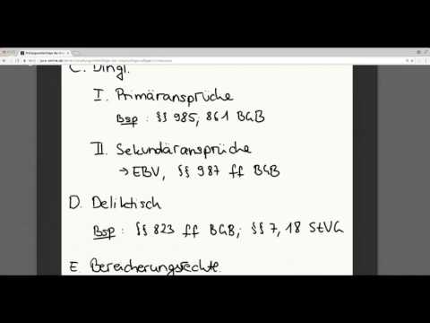 Crashkurs BGB AT - Teil 1