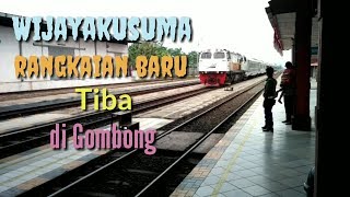 preview picture of video 'Kereta Api Wijayakusuma Rangkaian Baru Tiba di Stasiun Gombong'