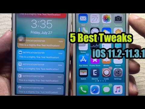 Best 5 New Cydia Tweaks Compatible iOS 11.2-11.3.1