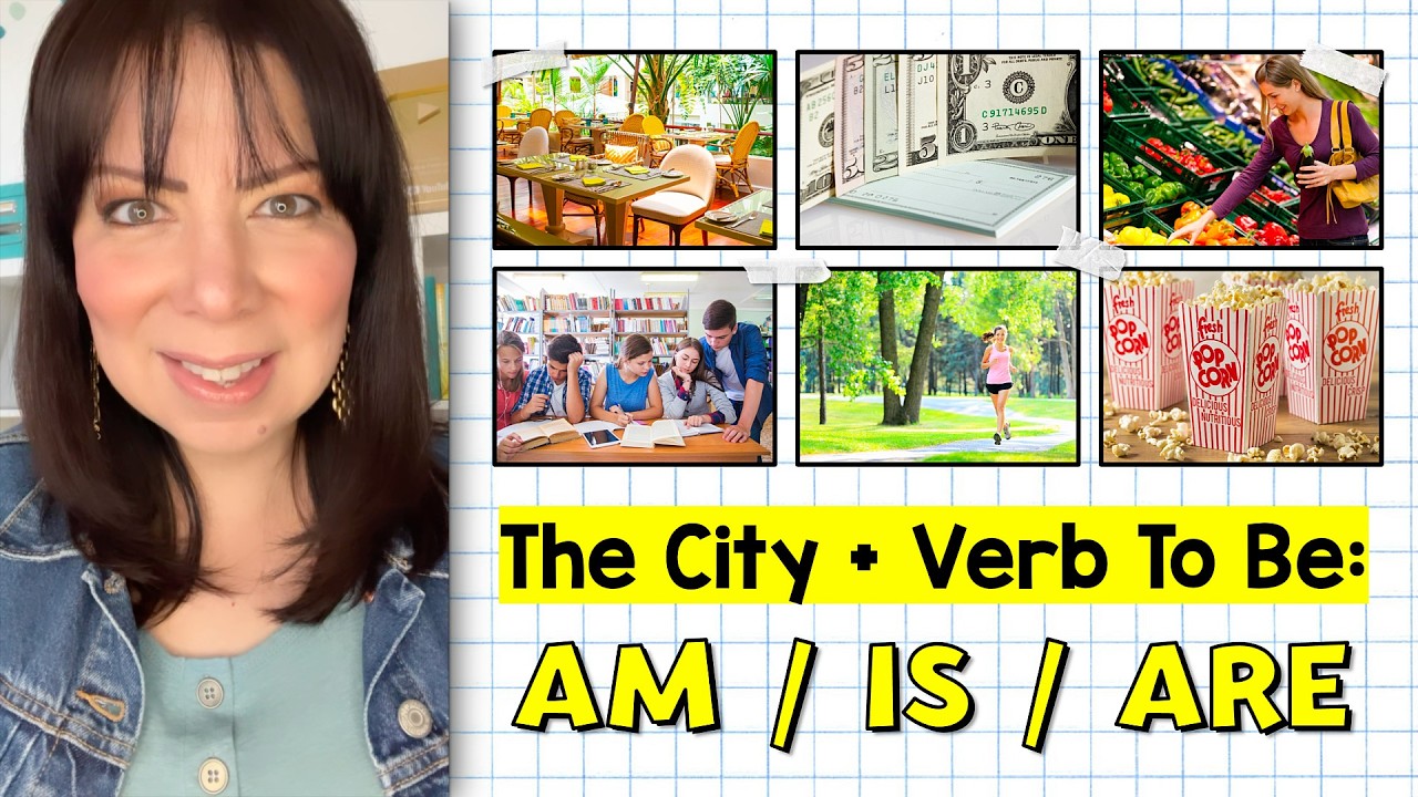 Verbo To Be en Inglés en Presente - Los Lugares de la Ciudad | Inglés para Principiantes