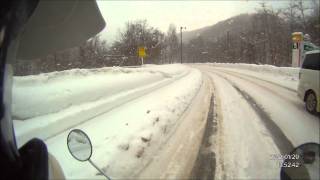 Honda Little Cub Snow riding Drift HD170 Stealth