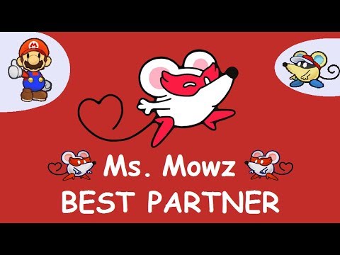 Ms. Mowz is the BEST PARTNER in Paper Mario