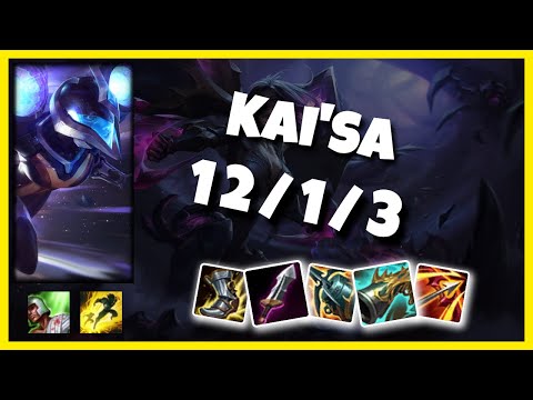 Kai'Sa vs Senna KOREAN Challenger BOT (12/1/3) - v11.2