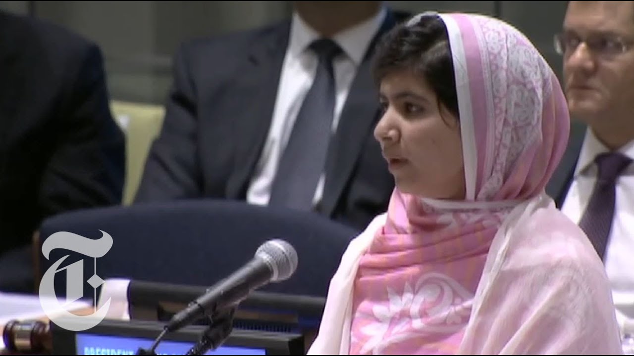 Malala Yousafzai UN Speech: Girl Shot in Attack by Taliban Gives Address | The New York Times