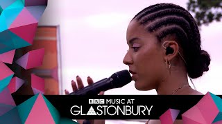 Grace Carter performs Silence in acoustic session at Glastonbury 2019