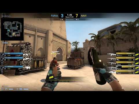CS:GO POV Demo Na'Vi B1T (24/10) vs FURIA (de_mirage)