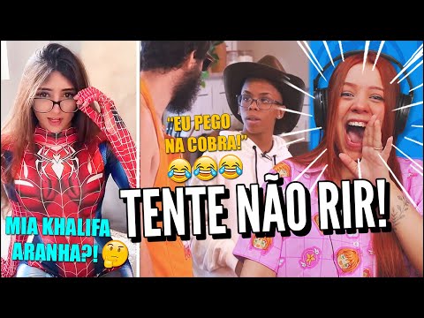 ARANHAVERSO TÁ PASSANDO DOS LIMITES  - OS MELHORES TIK TOK DE COMÉDIA TENTE NÃO RIR (JOVENS REAGEM)