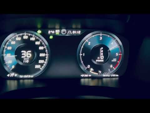 Volvo V90 D5 AWD acceleration (stage 2, 286hp, winter tires, dry asphalt, 2 degrees celcius)