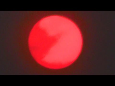 Crimson Red Sun over Wrigley Field 6/9/15 Omen?