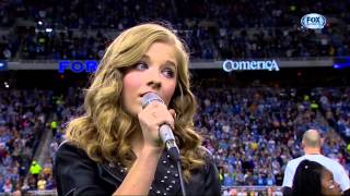 Jackie Evancho "The National Anthem" Thanksgiving Day 2013