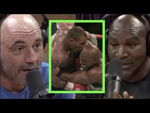 Evander Holyfield on Fighting Mike Tyson "I Wanted to Bite Him Back!!" | Joe Rogan