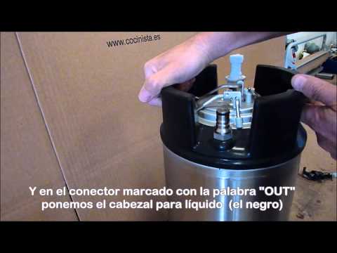 Cómo funciona un barril Cornelius o de soda