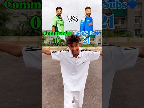 ￼￼ Who is your favourite? 🤩 || #indvspak #viratkohli #babarazam #shorts #cricket || @kaizadshorts