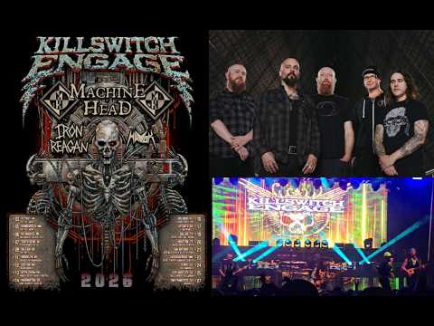 KILLSWITCH ENGAGE Tour 2026 w/ MACHINE HEAD, IRON REAGAN, + HAVOK - dates/venues/details