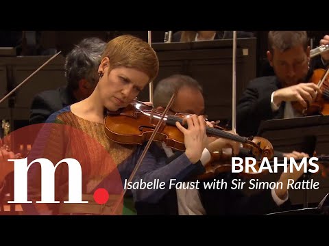 Sir Simon Rattle leads the London Symphony Orchestra in Brahms with Isabelle Faust