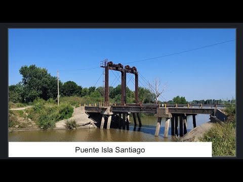 Puente de la Isla Santiago en el partido de Ensenada Buenos Aires Argentina 
