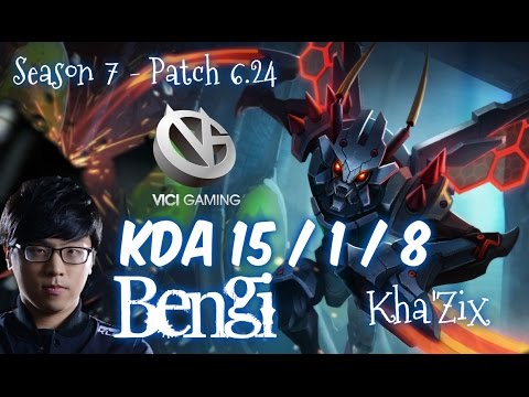 VG Bengi KHA'ZIX vs LEE SIN Jungle - Patch 6.24 KR Ranked